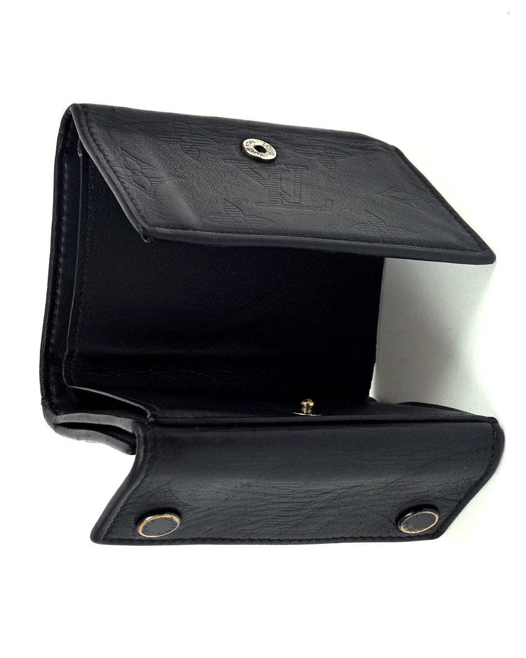 Black leather wallet