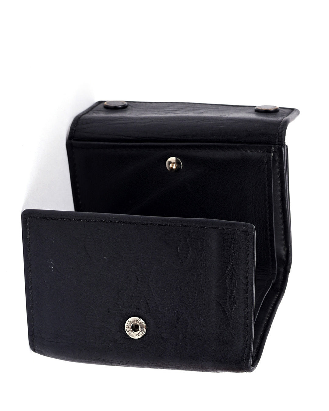 Black leather wallet