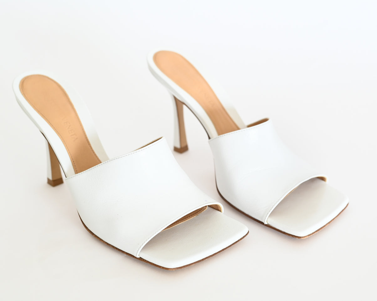 MULES 'STRETCH' OPTIC WHITE