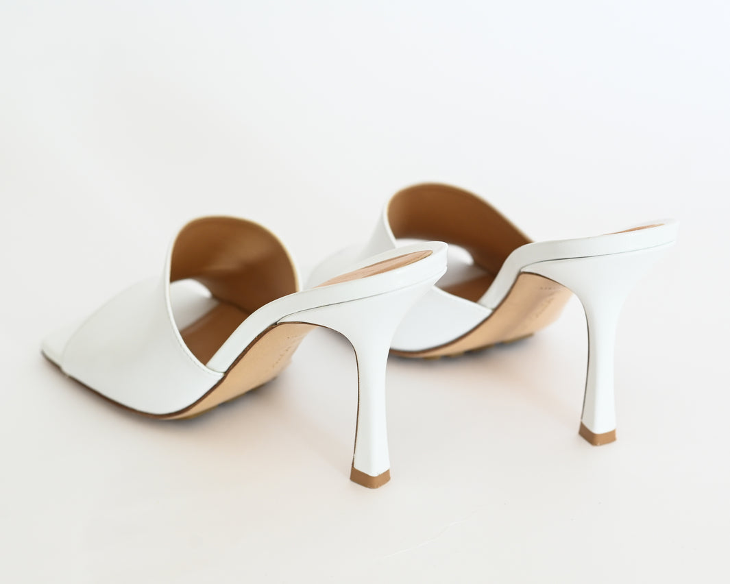 MULES 'STRETCH' OPTIC WHITE