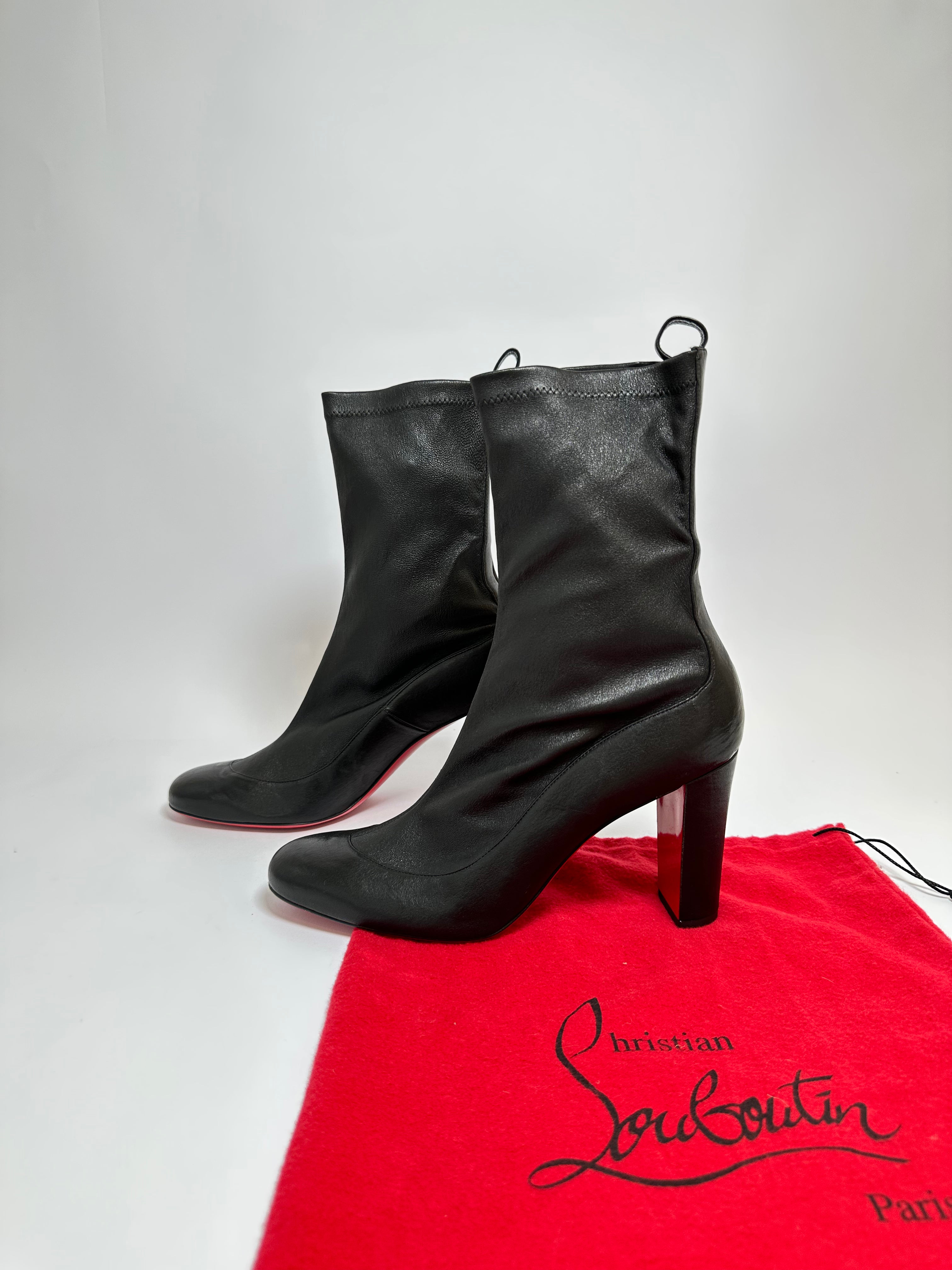 Gena 85 Black Ankle Boots