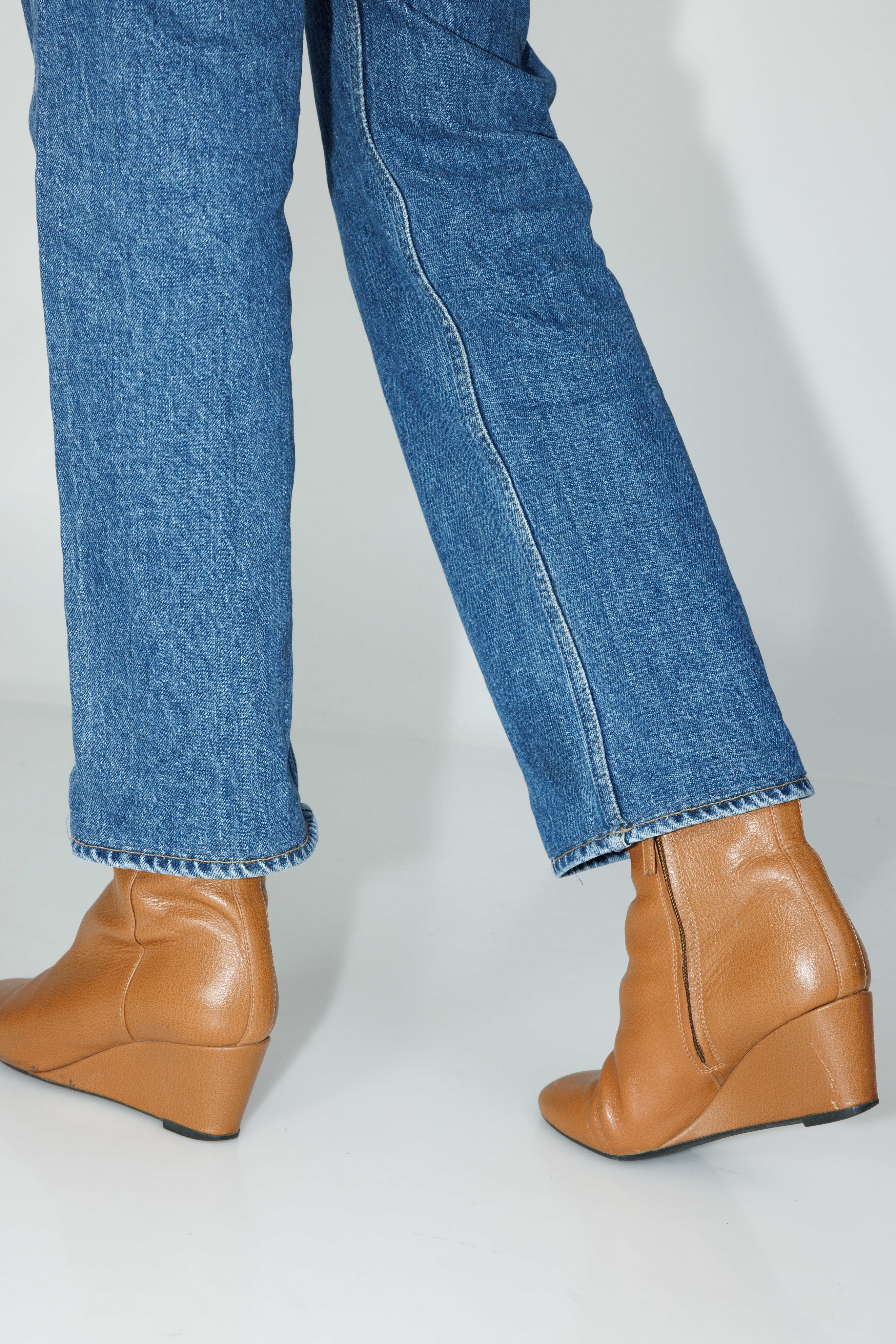 Brown ankle boots